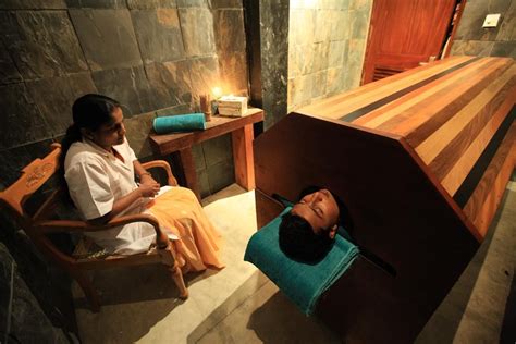 ayurveda herbal steam bath massage treatment steam bath herbalism oils health herbal