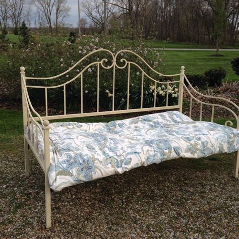 Ethan Allen Wrought Iron Twin Bed With Trundle Antique Style Iron
