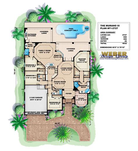 Murano Ii Home Plan Is An Mediterranean Style Stock Floor Plan With 4