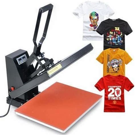 Semi Automatic T Shirt Heat Press Printing Machine At Rs 13500 In Fci