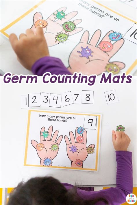 Germ Counting Mats Germs Preschool Activities Germs For Kids Germs