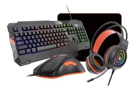 Combo Gamer Teclado Y Mouse Rgb Auricular Meetion C 505 Color Del Mouse