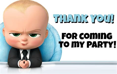 Musings Of An Average Mom Boss Baby Thank You Cards