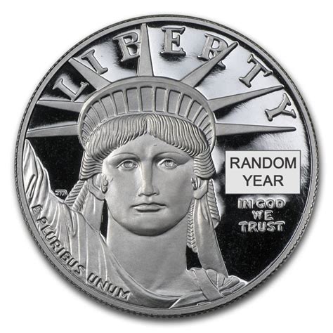 1 Oz Proof American Platinum Eagle Coin Pf70 Pcgs Or Ngc Random Year