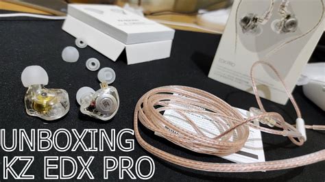 Kz Edx Pro Unboxing Youtube