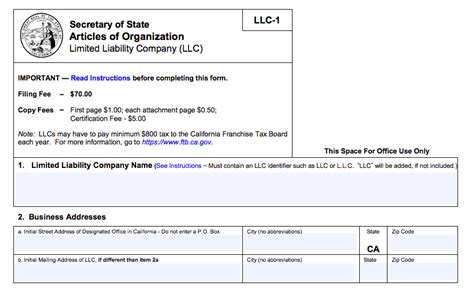 Forming An Llc In California A Step By Step Guide