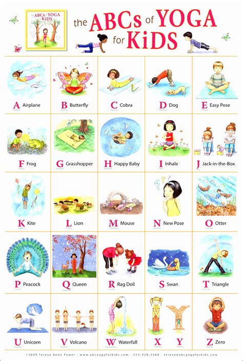 These alphabet yoga pose cards can be placed in a calm down corner for students to practice independently or used as a whole group morning mindfulness routine. yoga poses for kids printable | Kayaworkout.co
