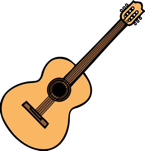 Guitar Clipart Simple Guitar Simple Transparent Free For Download On