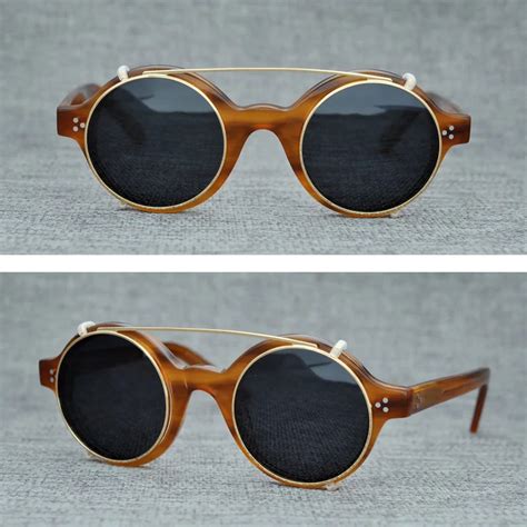 Vintage Steampunk Clip On Sunglasses Men Women 2019 Fashion Retro