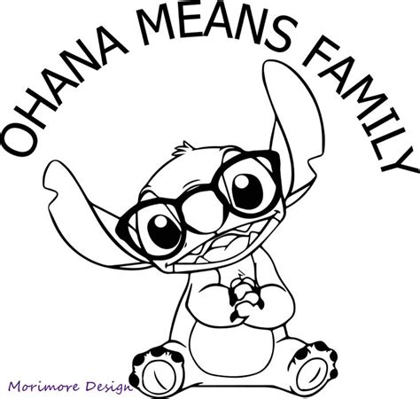 Stitch Coloring Pages Ohana Rosario Chance