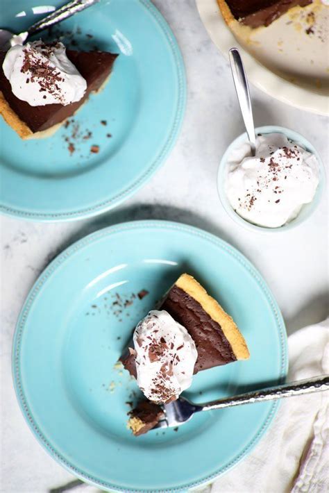 Make and bake the pie crust: Dairy-free Chocolate Cream Pie | Recipe | Dairy free ...