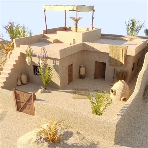 Ancient Egyptians Houses