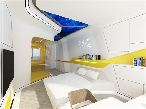 Futuristic Bedroom On Behance