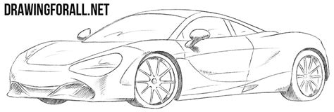 How to Draw a McLaren 720s  Drawingforall.net