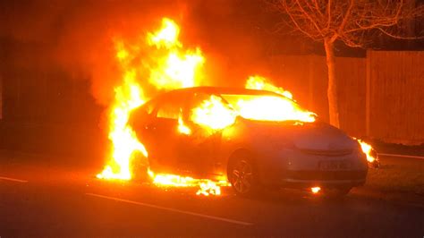 Nobody Injured In Shocking Grantham Car Fire