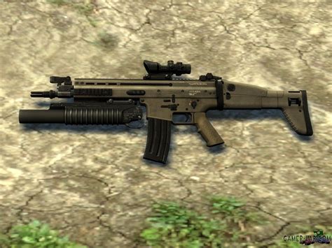Fn Scar Acog M203 For Aug Aug Counter Strike Source Модели
