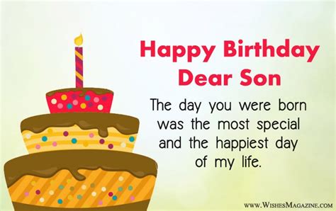 Birthday Wishes For Son Happy Birthday Message To Son