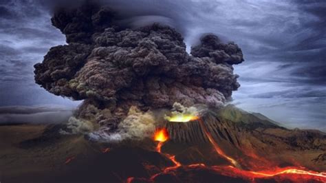 Volcano Wallpaperskystratovolcanolava Dometypes Of Volcanic
