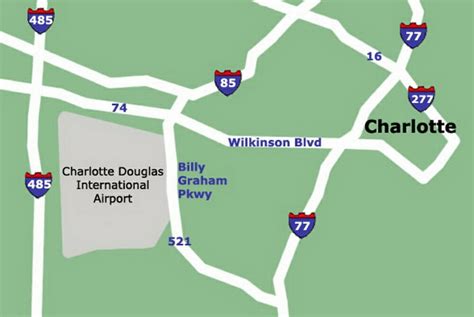 Charlotte International Airport Terminal Map