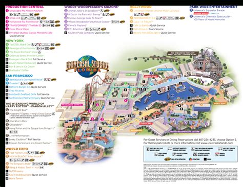 Printable Map Of Universal Studios Orlando Printable Maps
