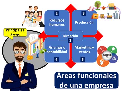 Areas De Una Empresa Y Sus Funciones