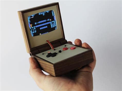 The Raspberry Pi Powered Handheld Game Console Featuring An Charming