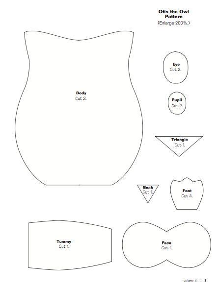 Paper Owl Template Owls First You Can Download The Base Template