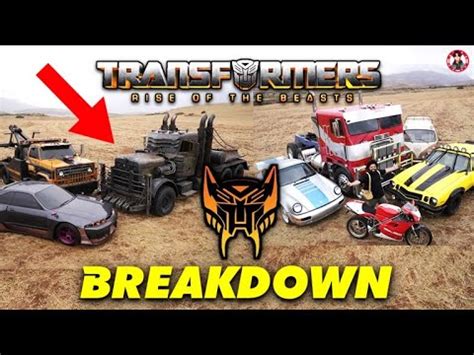 Transformers Rise Of The Beasts Reveals Autobots Terrorcons Breakdown