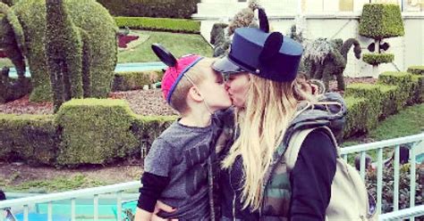 Hilary Duff Dont Criticize Me For Kissing My Son On The Lips Us Weekly