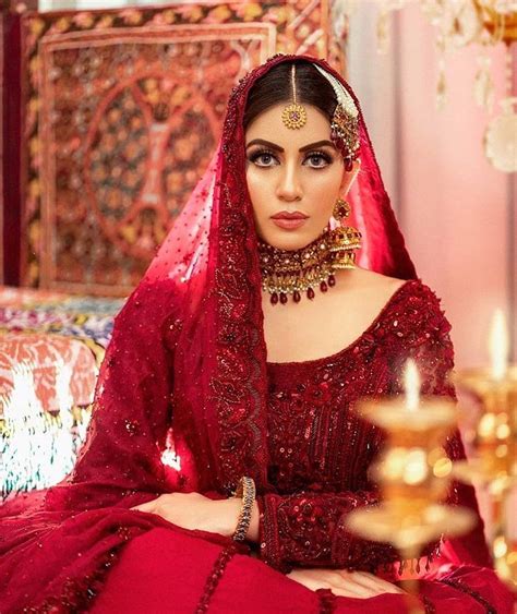 Iqra Aziz Pakistani Bridal Royal Red Exclusive Silk Lehenga Choli Shrmay43 Ubicaciondepersonas