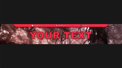 Free Yt Banner Template Link In Description Youtube