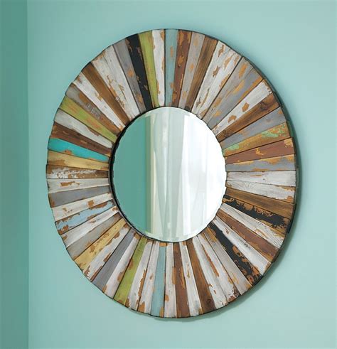 Round Mirror Wood Frame Ideas On Foter