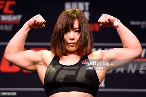 Rin Nakai Of Japan Weighs In During The Ufc Fight Night Weigh In At