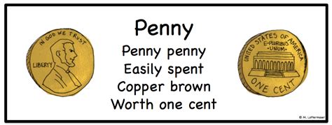 Classroom Freebies Coin Poems