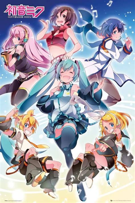 Hatsune Miku Group Maxi Poster Personagens De Anime Arte Anime Vocaloid
