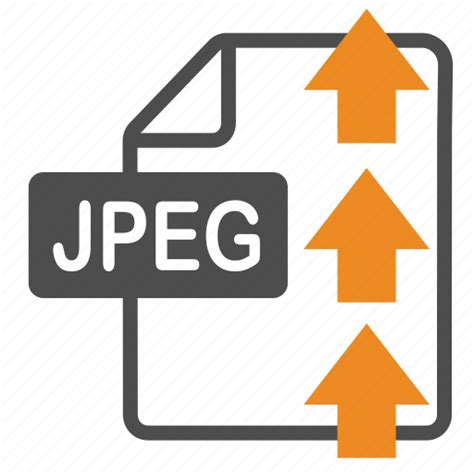 Document Extension File Format Jpeg Upload Icon