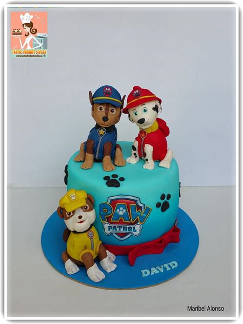 Paw Patrol Cake Decorated Cake By Maribelalonso Cakesdecor