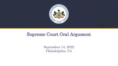 Supreme Court Oral Arguments September 14 2022 YouTube