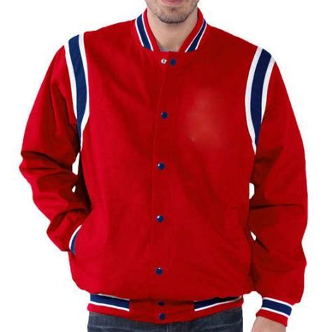 Wholesale Radiant Red Varsity Jacket Custom Varsity Jackets Varsity