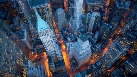Online Crop Aerial Photography Of New York Buildings Landscape