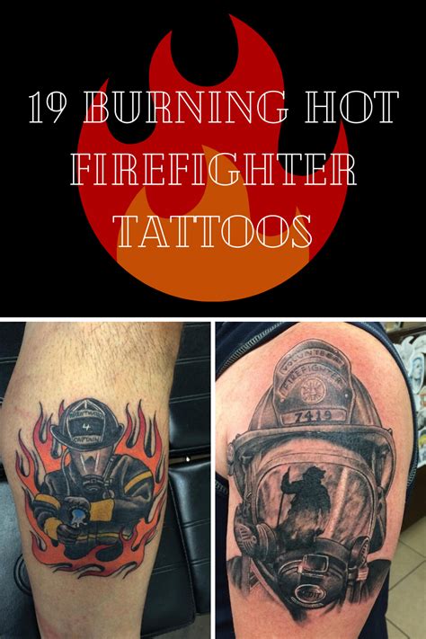 19 Burning Hot Firefighter Tattoos Tattoo Glee