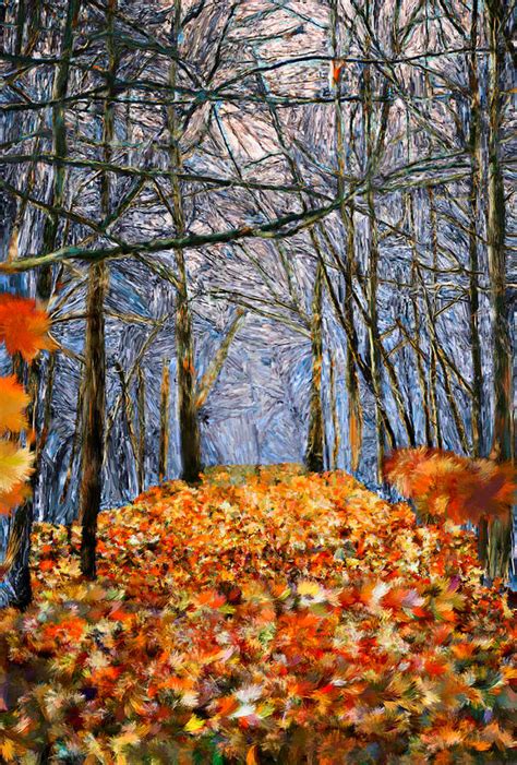 End Of Autumn Painting By Bruce Nutting Fine Art America