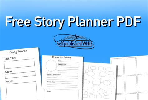 Templates Planner For Writers Printable PDF Inserts A5 Story Planner