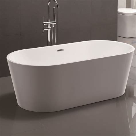 These tubs are created for soaking, but some can be. Vanity Art 59" x 29.5" Freestanding Soaking Bathtub ...