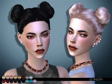 The Sims Resource Blossom Hair By Leahlilith Sims 4 Hairs