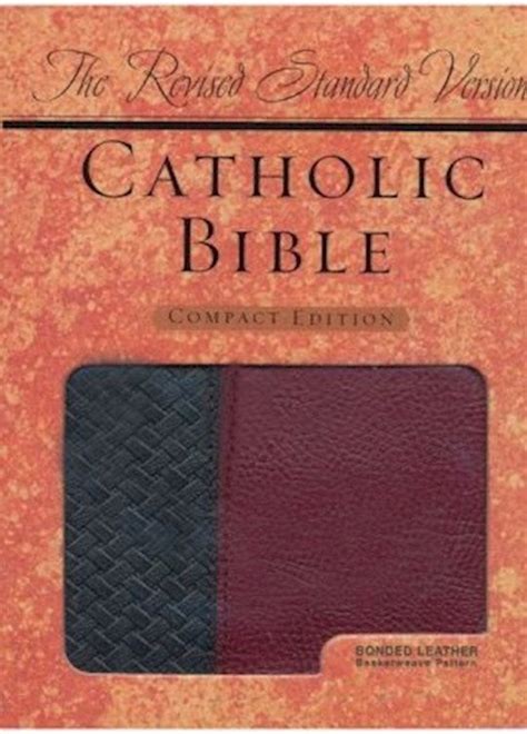 Rsv Catholic Bible Leather Compact Edition Josephs Inspirational