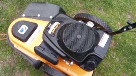 Cub Cadet ST100 Trimmer Walk Behind Mower Review And Start Up YouTube