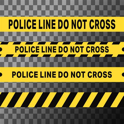 Police Line Do Not Cross Tapes 680617 Vector Art At Vecteezy