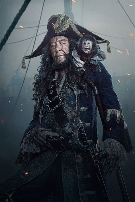 pirates of the caribbean dead men tell no tales hector barbossa poster my hot posters