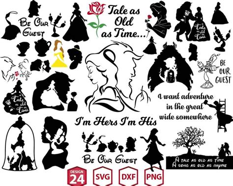 Beauty and The Beast svg, Beauty and The Beast for Cut files, Beauty